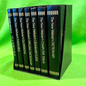 The New Webster’s Library of Practical Information 7 HC Book Box Set